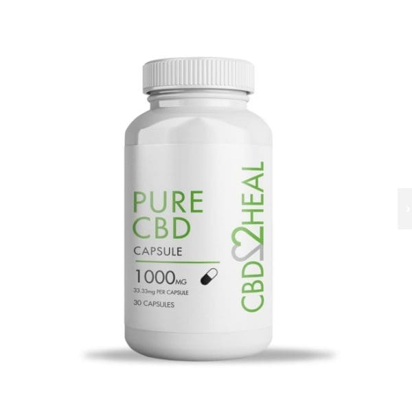 Pure CBD Isolate Capsules 1000mg
