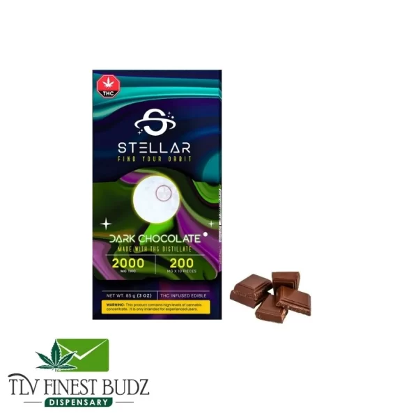 2000mg Dark Chocolate Bar