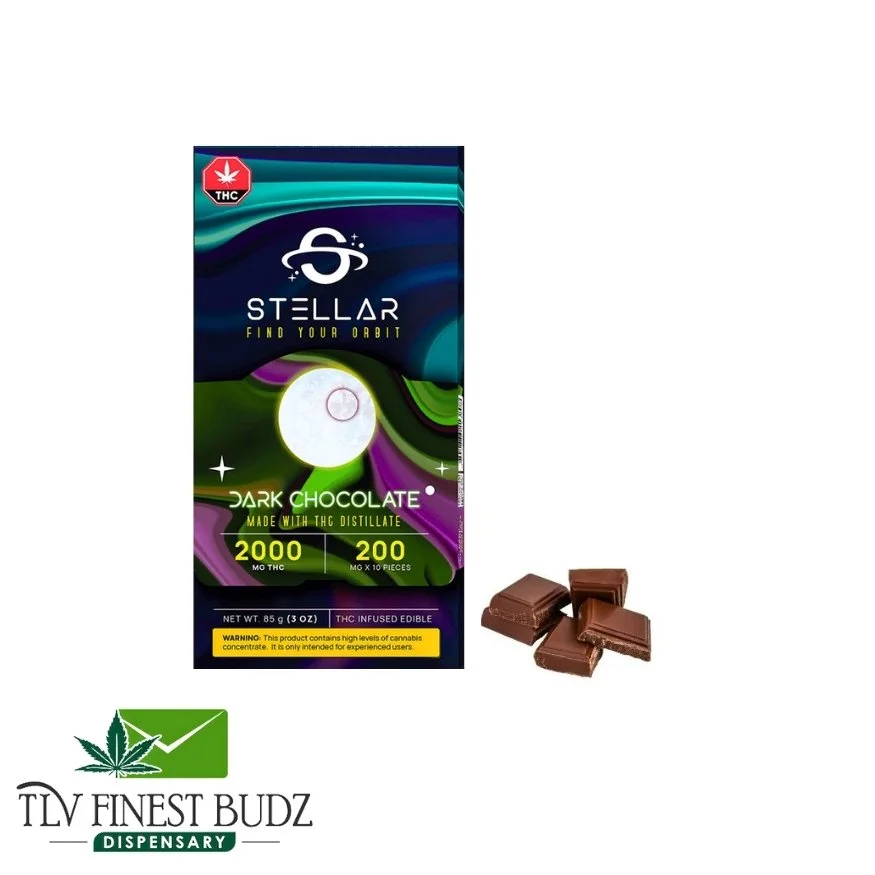 2000mg Dark Chocolate Bar